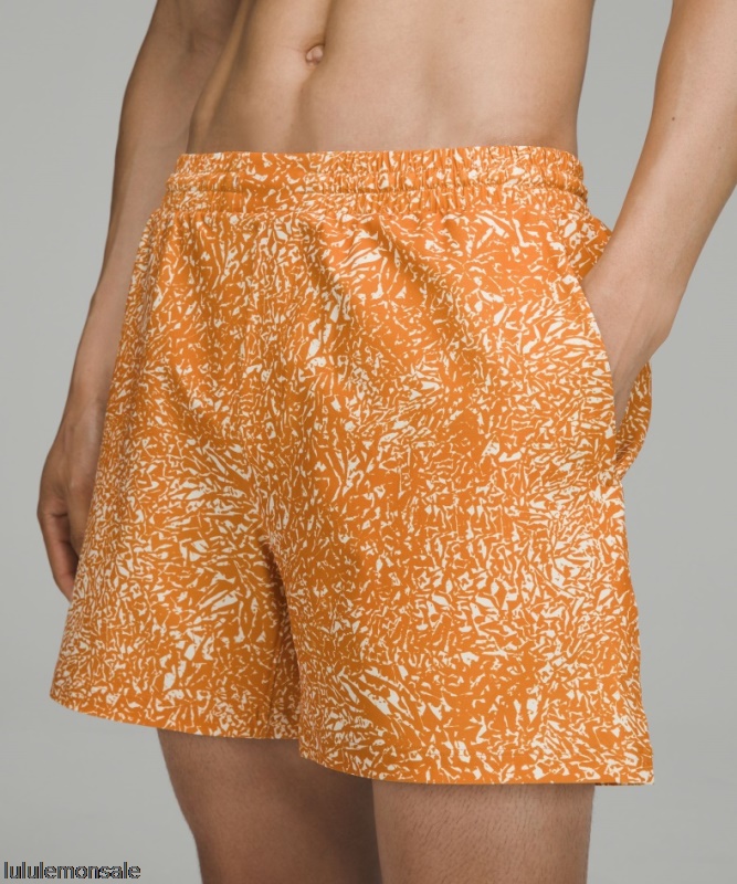 Lululemon Deutschland DELULU952 | Lululemon Deutschland Autumn Orange Pool Shorts 5 Nur Online